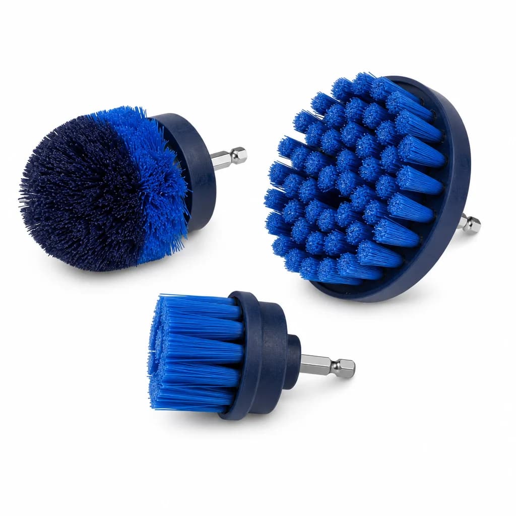 Drill Brush Attachment Set (3 sizes)