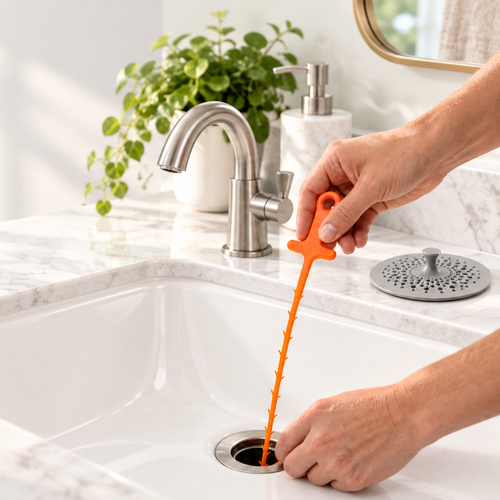 How to Stop Hair Clogs Without Drain Chemicals
