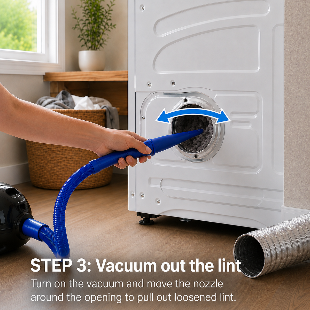 Universal Dryer Vent Vacuum Attachment Kit