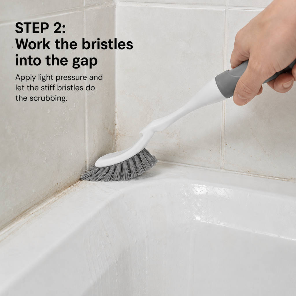 Precision Grout & Crevice Brush Set