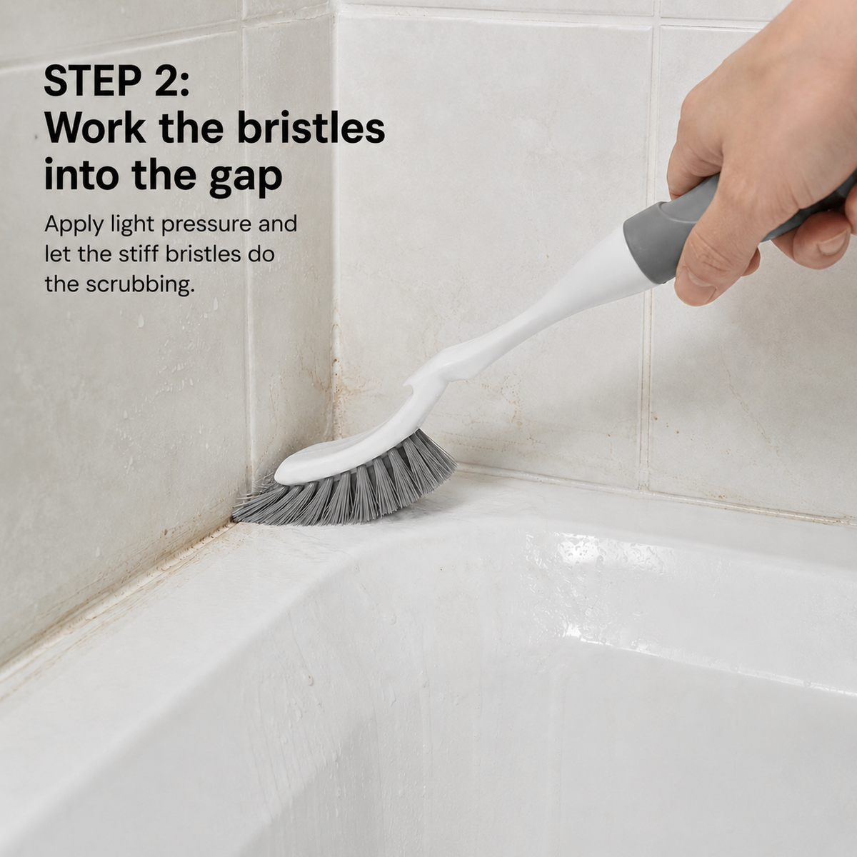 Precision Grout & Crevice Brush Set