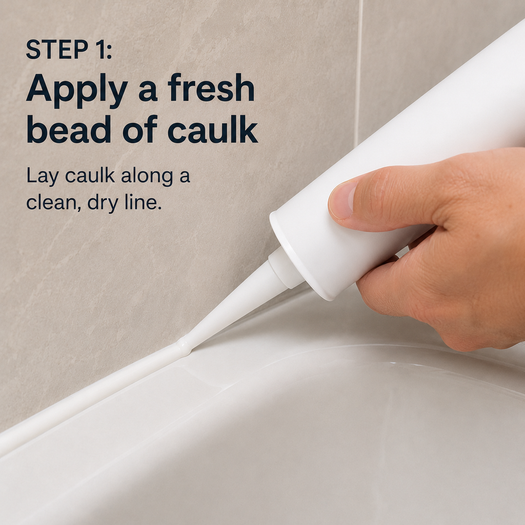 Caulk Finishing Smoother Tool