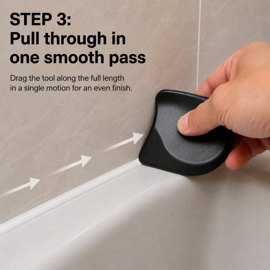 Caulk Finishing Smoother Tool