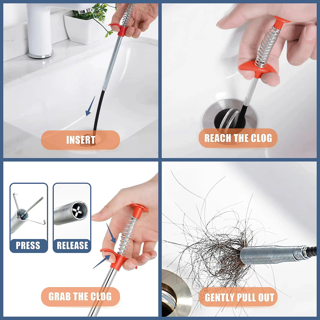 6-Piece Drain Clog Removal Kit